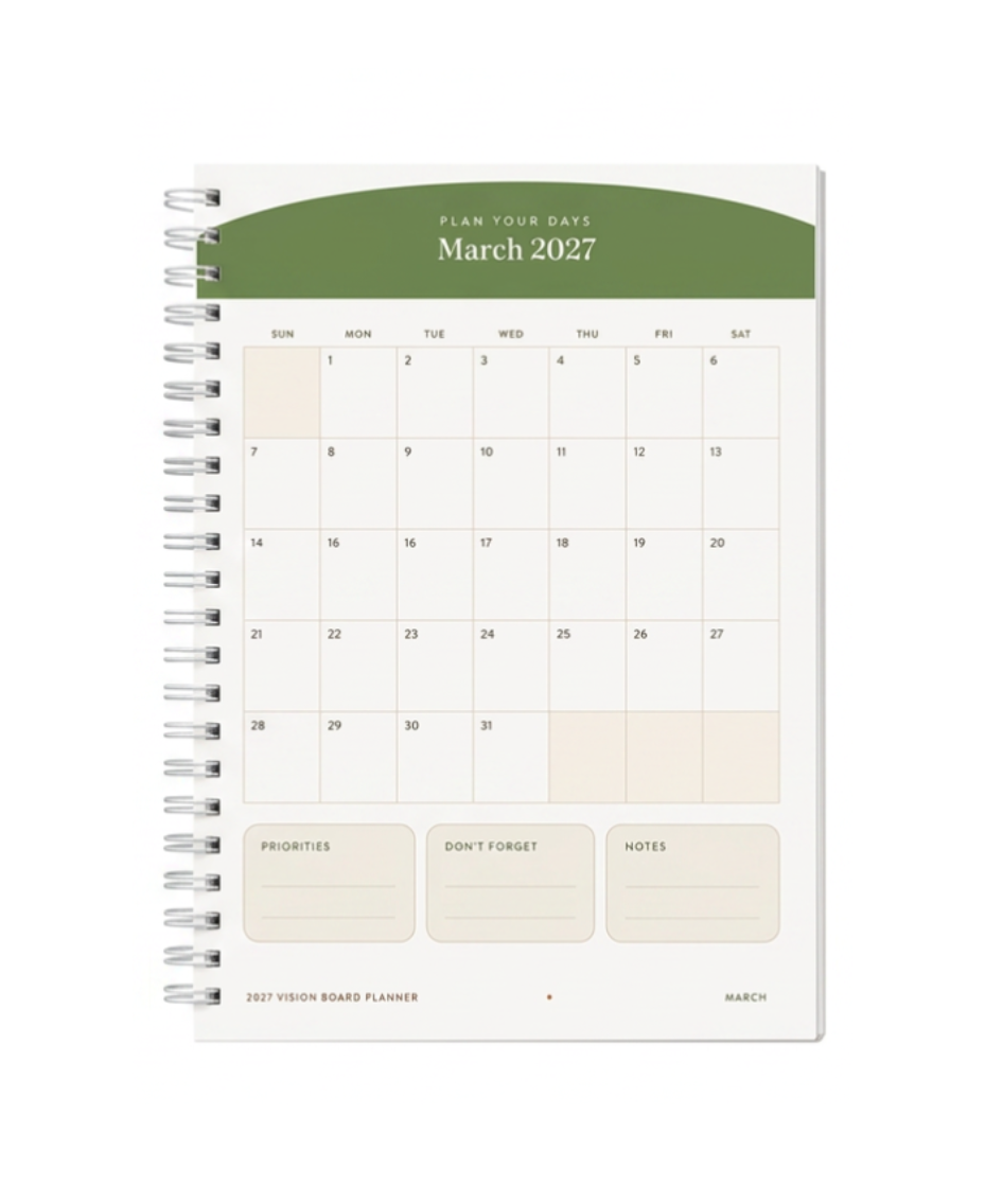 2027 Vision Board Planner